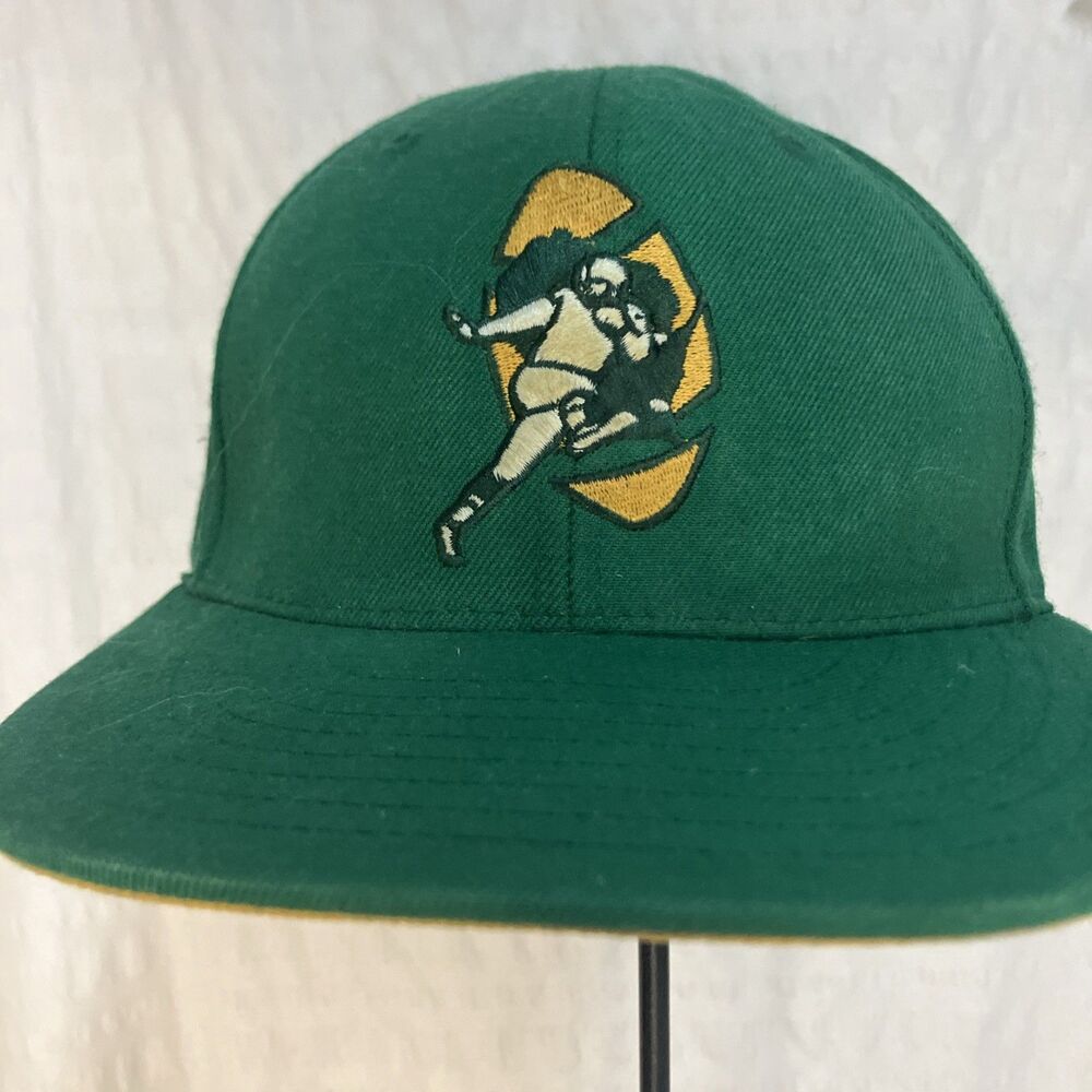 VTG Green Bay Packers NFL Football Fitted Hat 7 1/4” Mitchell & Ness